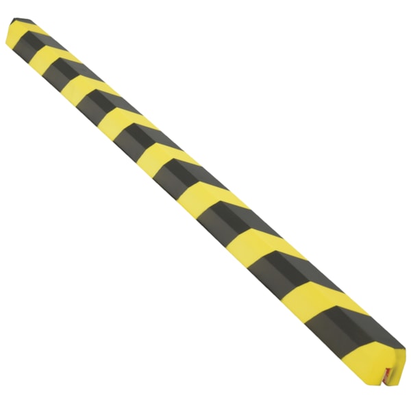 Polyurethane Foam Edge Guard 5/16 In. Slot Width Black / Yellow