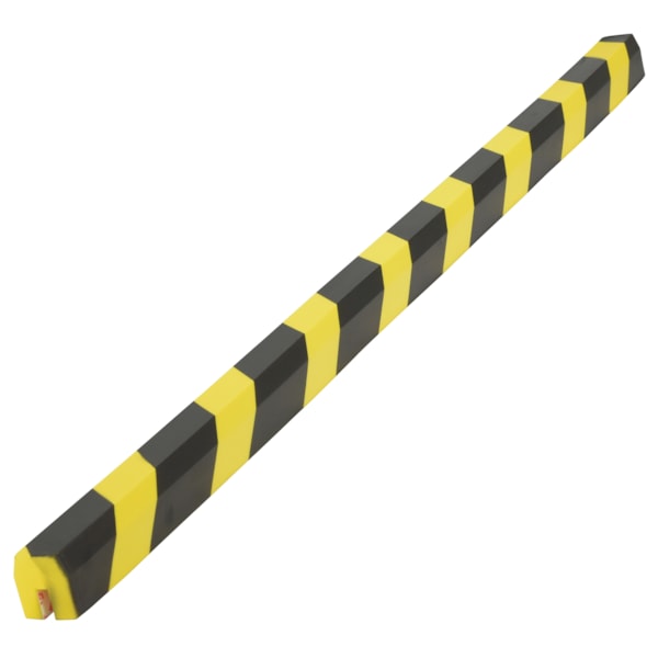Polyurethane Foam Edge Guard 5/16 In. Slot Width Black / Yellow