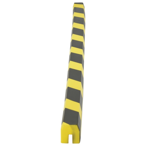 Polyurethane Foam Edge Guard 5/16 In. Slot Width Black / Yellow