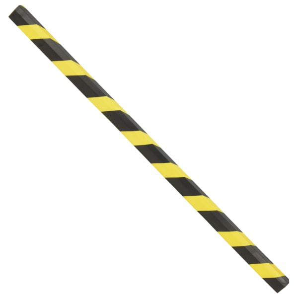 Polyurethane Foam Edge Guard 5/16 In. Slot Width Black / Yellow