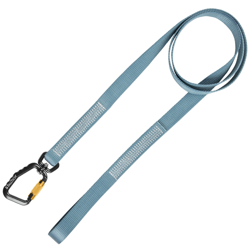  78" 40 lb Premium Tool Tether with Non-stretch Web, Choke-loop and Swivel Aluminum Carabiner