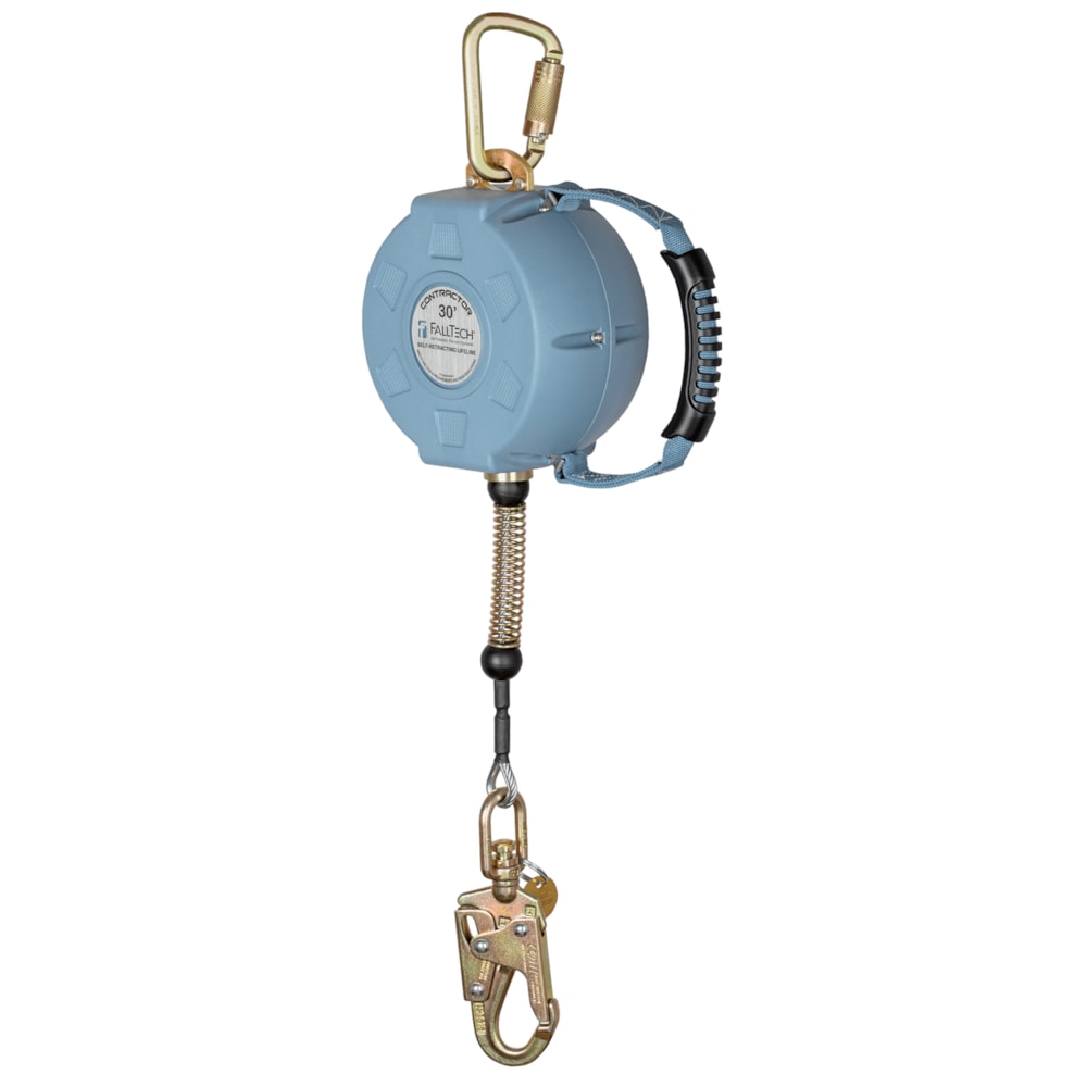 Contractor C SRL with 30' Galvanized Cable and Anchorage Carabiner FEATURES