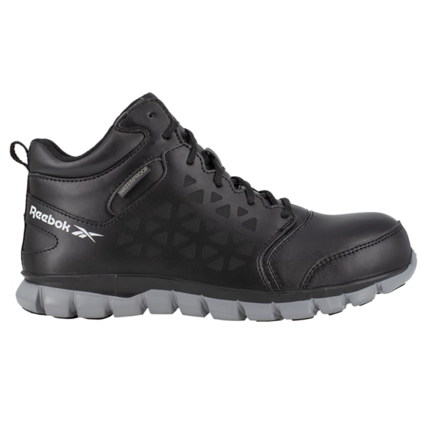 Men's Sublite Cushion Work Waterproof Composite Toe Electrical Hazard Black Athletic Hi Top