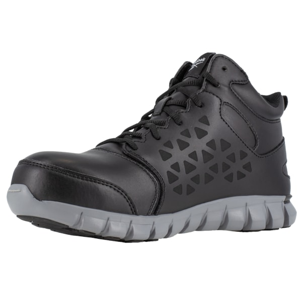 Men's Sublite Cushion Work Waterproof Composite Toe Electrical Hazard Black Athletic Hi Top