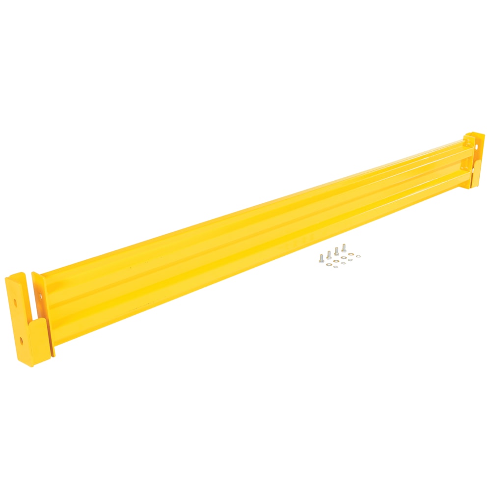 Steel 2 Ribbed Drop In Style Guard Rail 113.875 In. Length Yellow