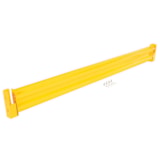 Steel 2 Ribbed Drop In Style Guard Rail 89.875 In. Length Yellow thumbnail 1