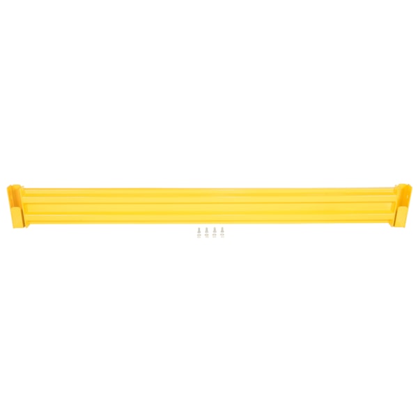 Steel 2 Ribbed Drop In Style Guard Rail 89.875 In. Length Yellow