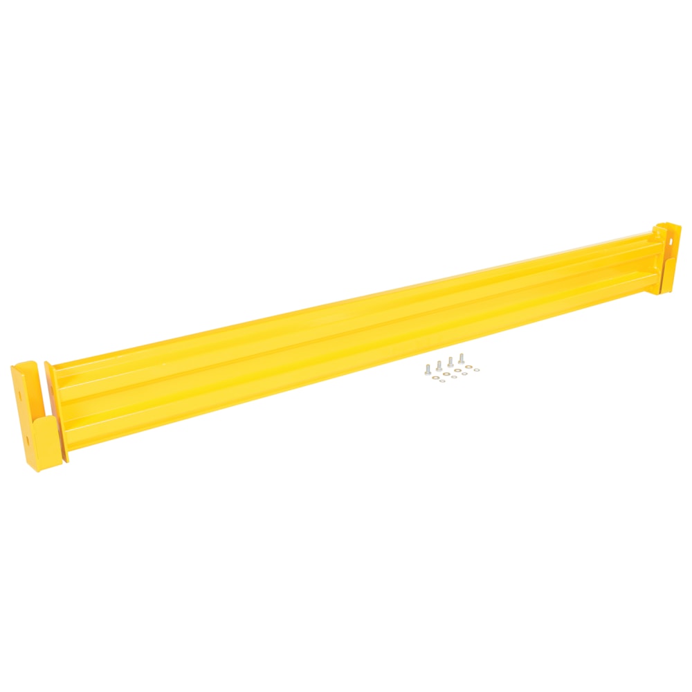 9' Drop-in Style Yellow Two-Rib Guard Rail 15"H