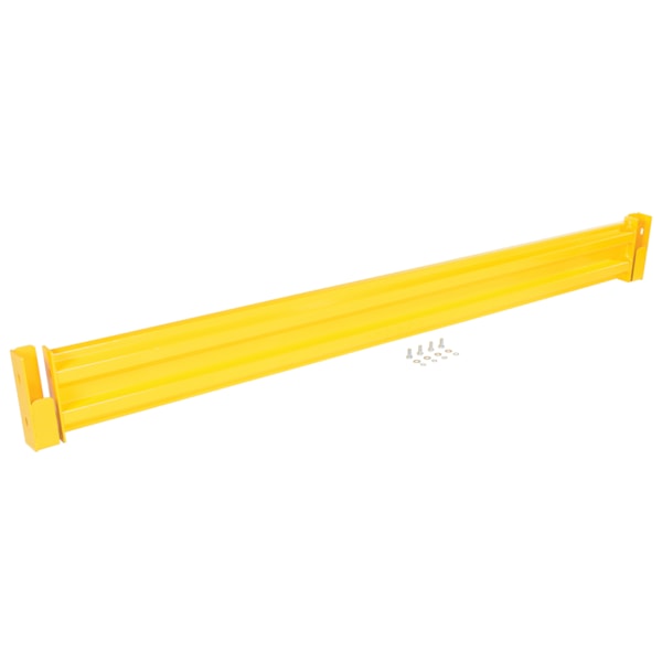 9' Drop-in Style Yellow Two-Rib Guard Rail 15"H