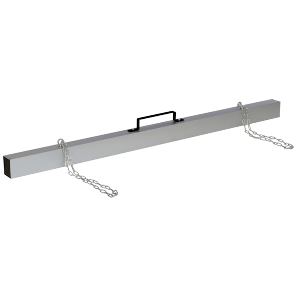 Heavy Duty Hanging Magnetic Sweepers 3 In. x 76 In. x 7 In. 75 Lb. Capacity Silver