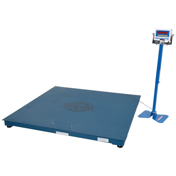 Steel Electronic Digital Floor Scale 60 In. x 60 In. x 4-1/2 In. 