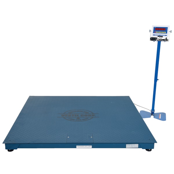 Steel Electronic Digital Floor Scale 60 In. x 60 In. x 4-1/2 In. 