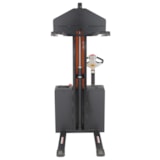Steel Narrow Mast Stacker DC Powered 62 In. Raised Height Fixed Fork  thumbnail 3