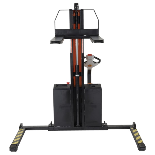 Steel Narrow Mast Stacker DC Powered 62 In. 