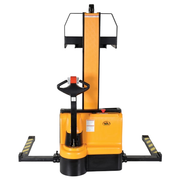 Steel Narrow Mast Stacker DC Powered 62 In. 