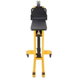 Steel Single Fork Skid Positioner Lifter 600 Lb. Capacity Yellow thumbnail 3