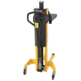 Steel Single Fork Skid Positioner Lifter 600 Lb. Capacity Yellow thumbnail 4