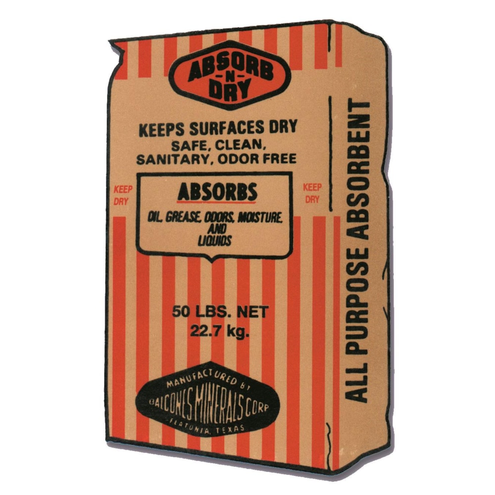 Floor Dry Clay Based Absorbent, 50lb