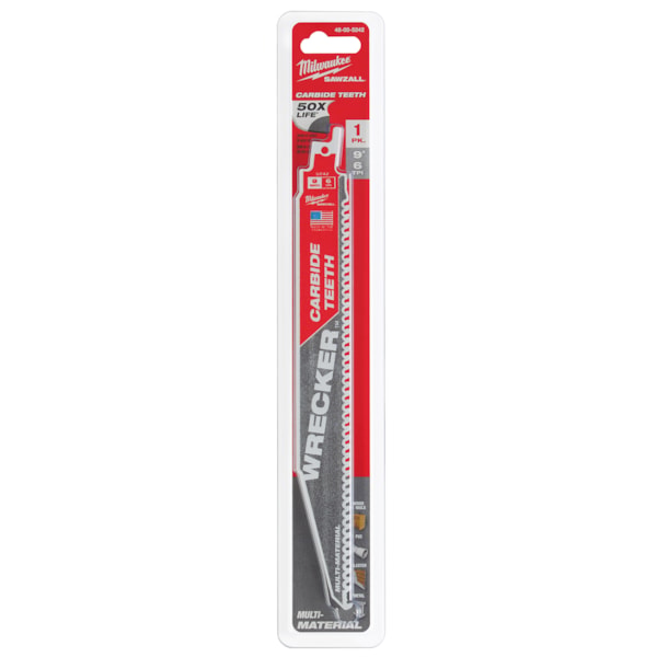 THE WRECKER™ with 9" Carbide Teeth SAWZALL® Blades