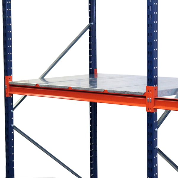 Bulk Rack Add-On & Steel Decking, 96"L x 36"D x 144"H