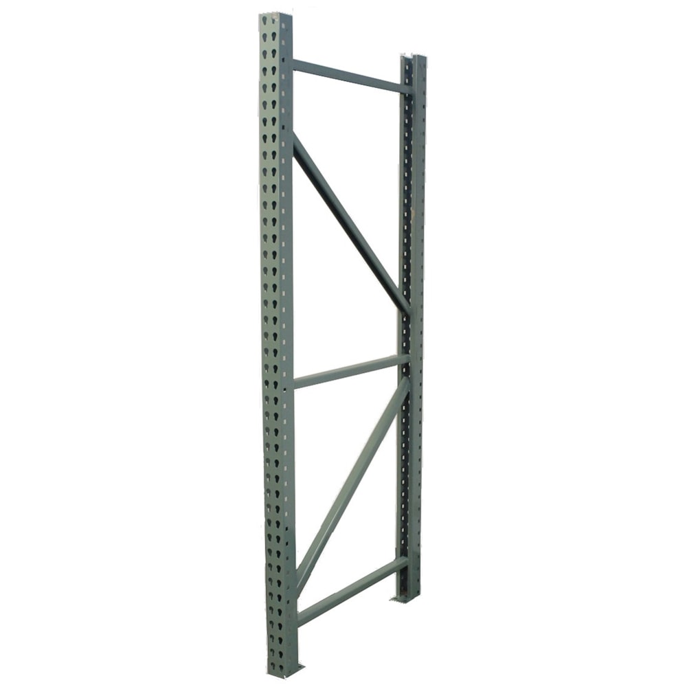 Pallet Rack Frame, Teardrop Design – 144"H x 36"D, 23,900 lb. Capacity