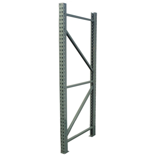 Pallet Rack Frame, Teardrop Design – 144"H x 36"D, 23,900 lb. Capacity