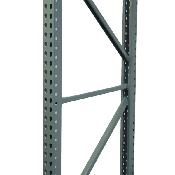 Pallet Rack Frame, Teardrop Design – 144"H x 36"D, 23,900 lb. Capacity