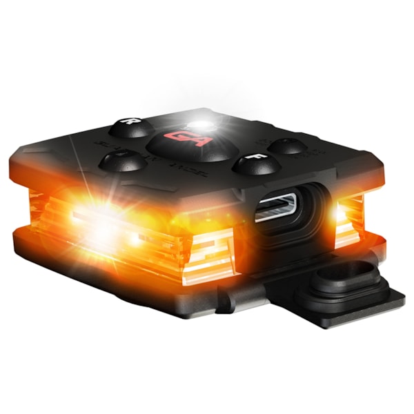 Orange/Orange Wearable Safety Light