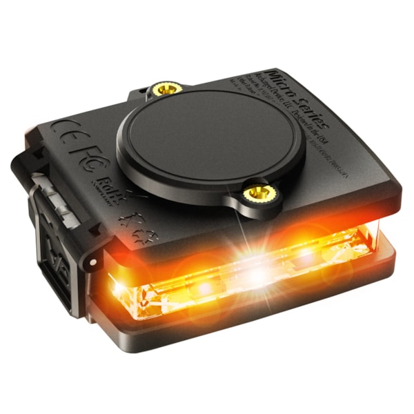 Orange/Orange Wearable Safety Light