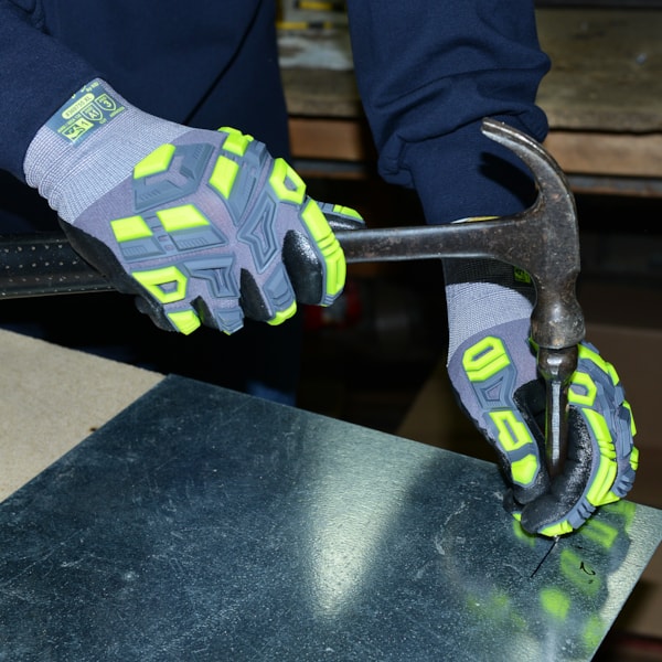 TPR Nitrile Coated Impact Gloves