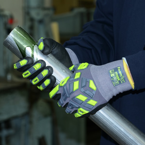 TPR Nitrile Coated Impact Gloves