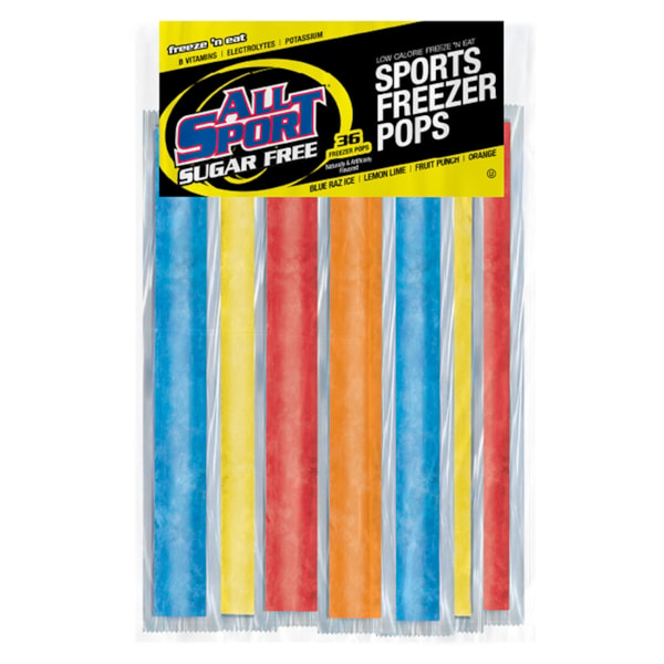 Sugar-Free Freezer Pops Assorted Flavors, 144/Case