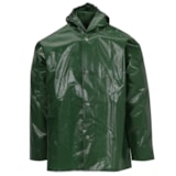 Green Rainwear Jacket with Attached Hood thumbnail 1