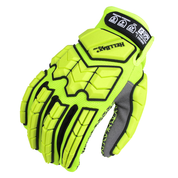 Hi-Vis TPR Impact Mechanic's A7 Cut Gloves