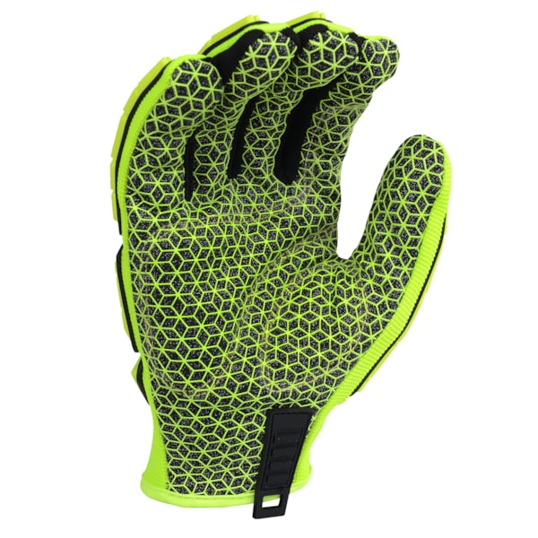 Hi-Vis TPR Impact Mechanic's A7 Cut Gloves