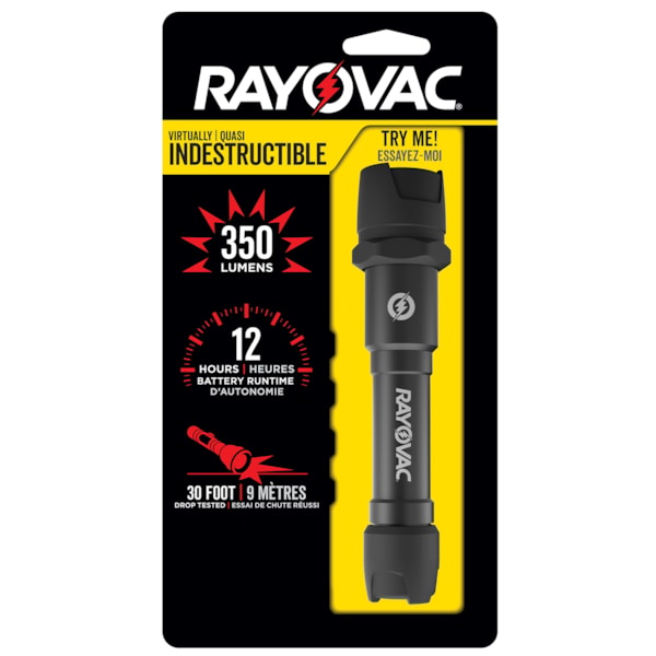 Indestructible 350 Lumen AA Flashlight 
