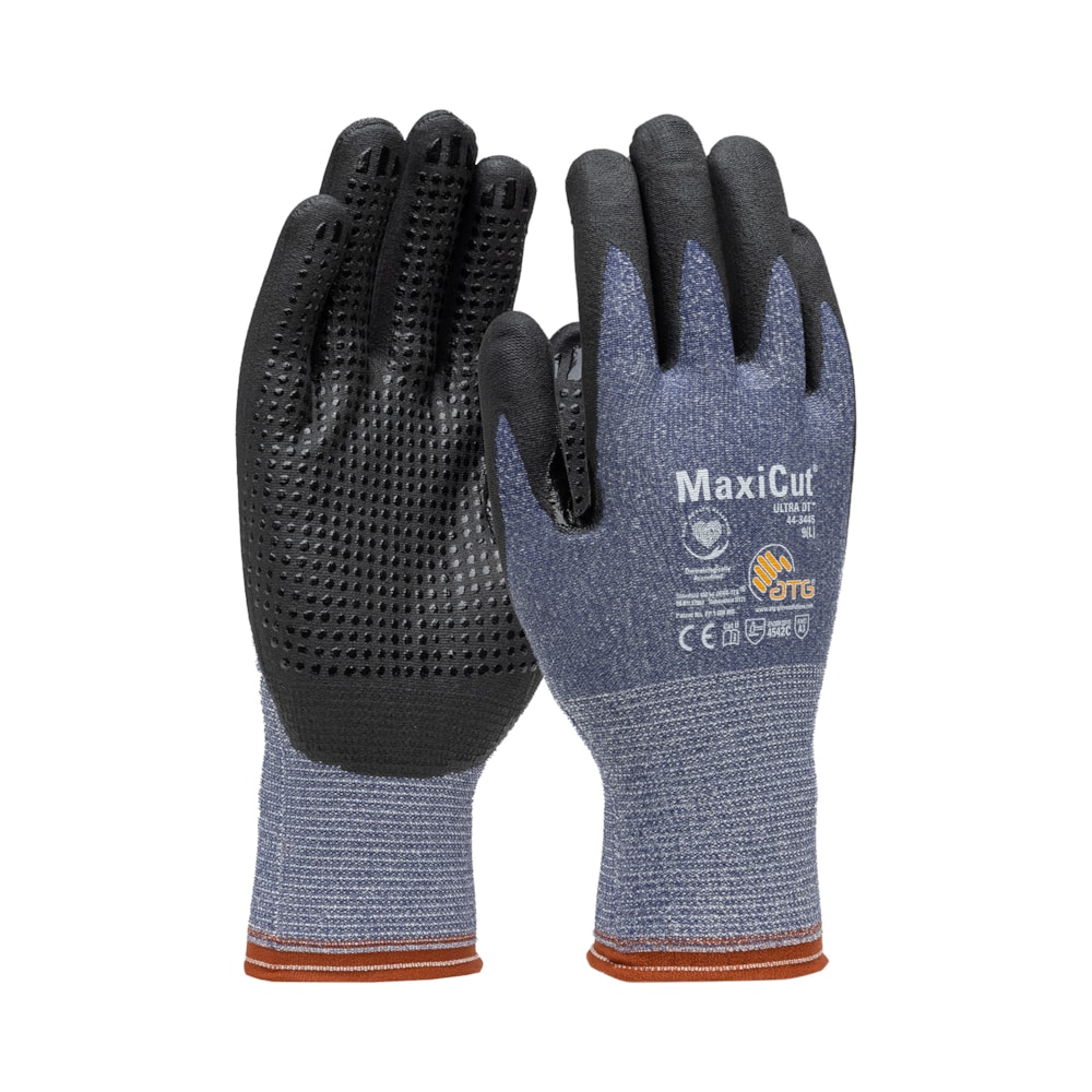 MaxiCut Ultra Dot Coated A3 Glove W/ Nitrile Palm 