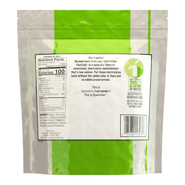 EverLyte 20oz Electrolyte Powder Sticks - 100 Count