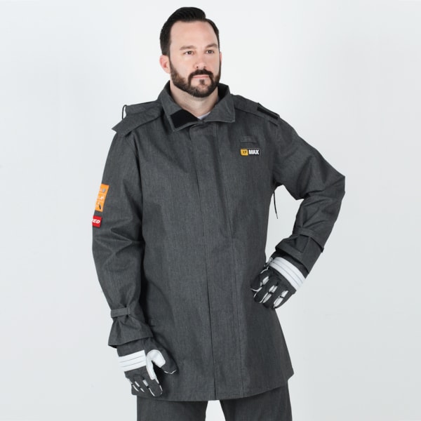 35" FR Lined Jacket with Snap Hood