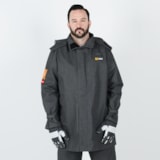 35" FR Lined Jacket with Snap Hood thumbnail 3