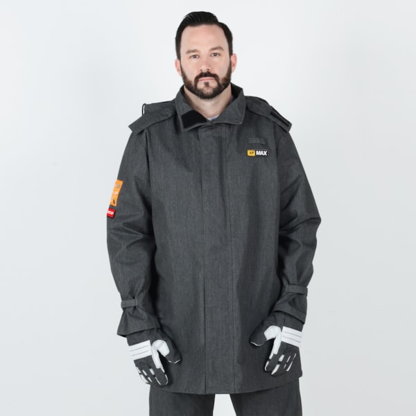 35" FR Lined Jacket with Snap Hood