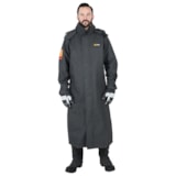 52" FR Lined CarbonX® Jacket with Snap Hood thumbnail 2