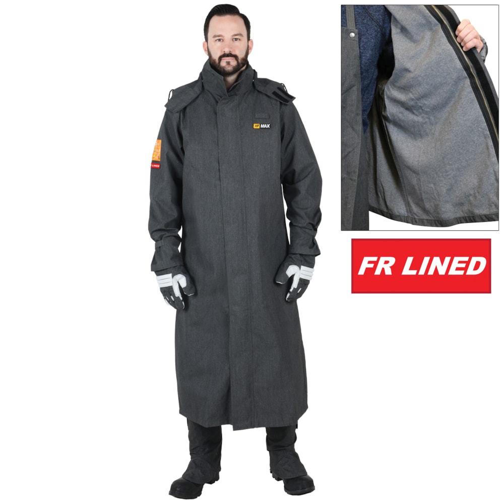 52" FR Lined CarbonX® Jacket with Snap Hood