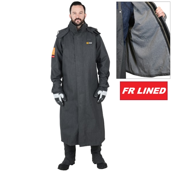 52" FR Lined CarbonX® Jacket with Snap Hood