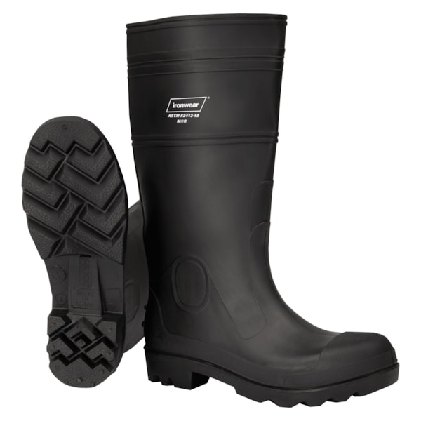 16" PVC Steel Toe Boot with Polyester Lining