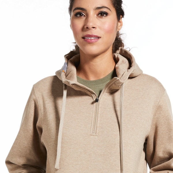 Ladies' Rebar Skill Set 1/2 Zip Hoodie