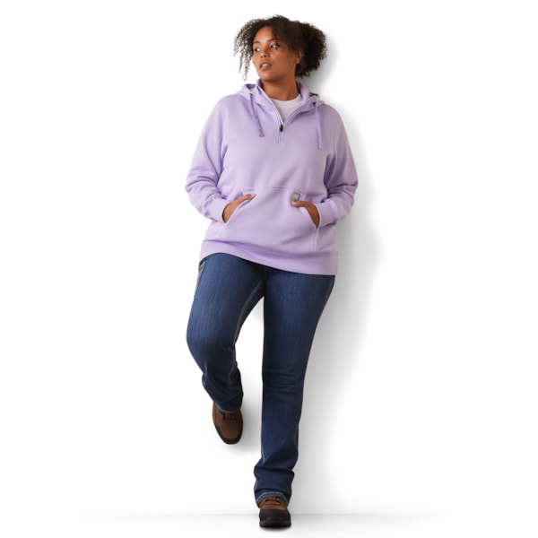 Ladies' Rebar Skill Set 1/2 Zip Hoodie