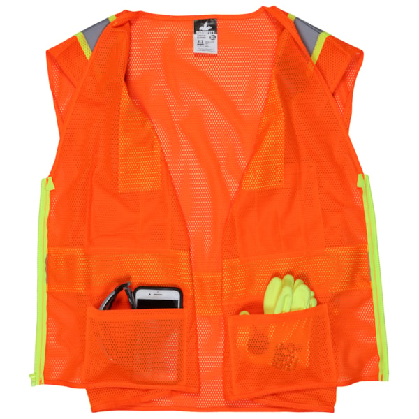 Surveyor's Two-tone Vest made with Recycled Material 