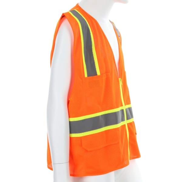 Surveyor's Two-tone Vest made with Recycled Material 