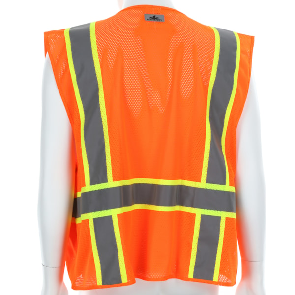 Surveyor's Two-tone Vest made with Recycled Material 